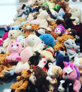 huge pile of stuffed animals
