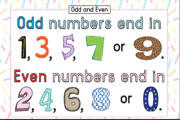 odd and even numbers