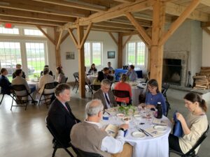 Seder dinner at the Rockland Room at Fairfield Farm of the Hotchkiss School