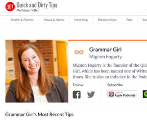 Grammar Girl's Site
