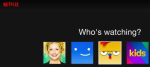 screenshot of my Netflix page