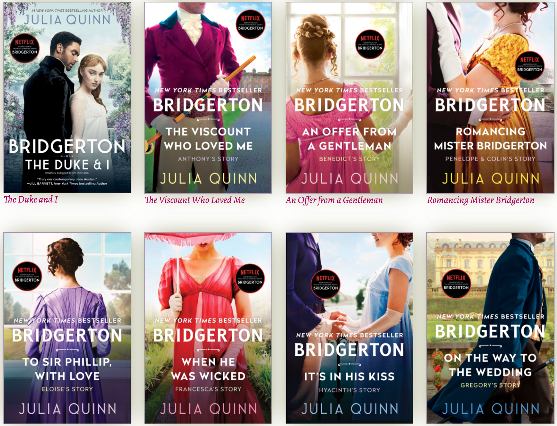 Bridgerton Covers